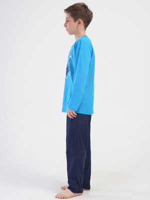 Купить Хлопковый детский домашний комплект с длинным рукавом VIENETTA KIDS 4051230000 в Украина в Lingerie.ua - Одяг для дому та відпочинку, Фото 8