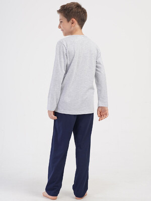 Купить Хлопковый детский домашний комплект с длинным рукавом VIENETTA KIDS 4051230000 в Украина в Lingerie.ua - Одяг для дому та відпочинку, Фото 5