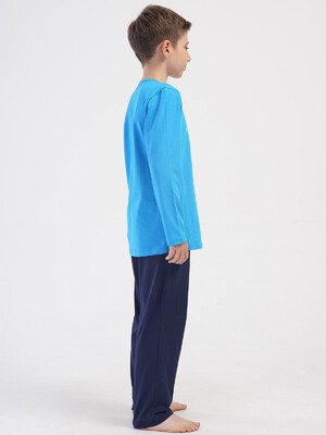 Купить Хлопковый детский домашний комплект с длинным рукавом VIENETTA KIDS 4051230000 в Украина в Lingerie.ua - Одяг для дому та відпочинку, Фото 4