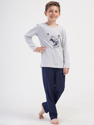 Купить Хлопковый детский домашний комплект с длинным рукавом VIENETTA KIDS 4051230000 в Украина в Lingerie.ua - Одяг для дому та відпочинку, Фото 3