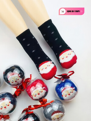 Купить Махровые носки с новогодним рисунком PIER LONE 645 в Украина