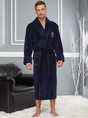 Купить Махровый длинный мужской халат NUSA 2960 в Украина в Lingerie.ua - Одяг для дому та відпочинку, Фото 1