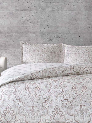 Купить Двуспальный комплект постельного белья TAC Saten Cassandra в Украина