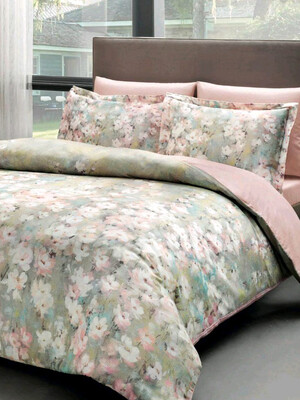 Купить Семейный комплект постельного белья TAC Digital Saten JAMIE в Украина в Lingerie.ua - Одяг для дому та відпочинку, Фото 1