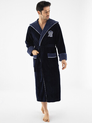 Купить Махровый мужской халат с капюшоном NUSA 7160 в Украина в Lingerie.ua - Одяг для дому та відпочинку, Видео