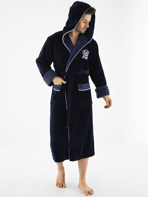 Купить Махровый мужской халат с капюшоном NUSA 7160 в Украина в Lingerie.ua - Одяг для дому та відпочинку, Фото 2