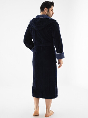 Купить Махровый мужской халат с капюшоном NUSA 7160 в Украина в Lingerie.ua - Одяг для дому та відпочинку, Фото 3