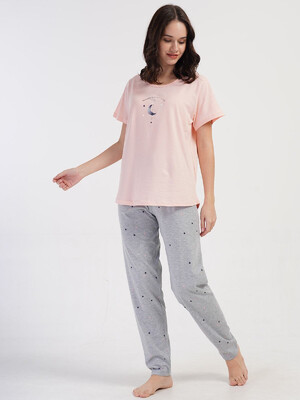 Купить Хлопковый домашний комплект с коротким рукавом VIENETTA 4081450495 в Украина в Lingerie.ua - Одяг для дому та відпочинку, Фото 13