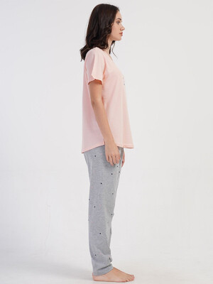 Купить Хлопковый домашний комплект с коротким рукавом VIENETTA 4081450495 в Украина в Lingerie.ua - Одяг для дому та відпочинку, Фото 12