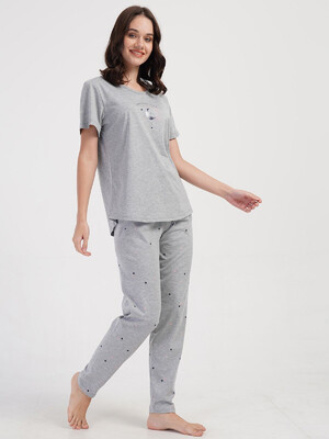 Купить Хлопковый домашний комплект с коротким рукавом VIENETTA 4081450495 в Украина в Lingerie.ua - Одяг для дому та відпочинку, Фото 8