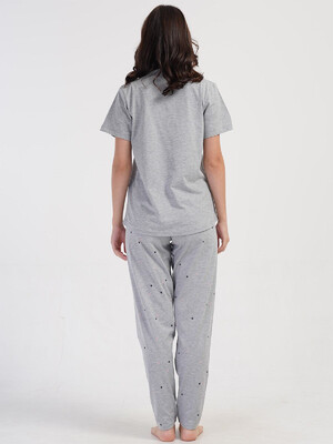 Купить Хлопковый домашний комплект с коротким рукавом VIENETTA 4081450495 в Украина в Lingerie.ua - Одяг для дому та відпочинку, Фото 6