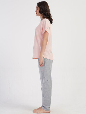 Купить Хлопковый домашний комплект с коротким рукавом VIENETTA 4081450495 в Украина в Lingerie.ua - Одяг для дому та відпочинку, Фото 4