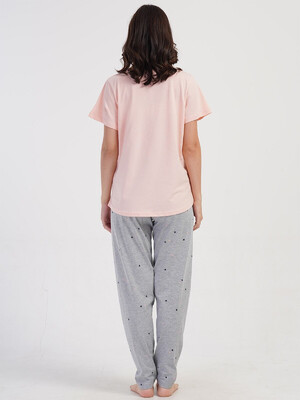 Купить Хлопковый домашний комплект с коротким рукавом VIENETTA 4081450495 в Украина в Lingerie.ua - Одяг для дому та відпочинку, Фото 3