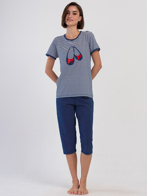 Купить Комплект женский из футболки и капри VIENETTA 4070181913 в Украина в Lingerie.ua - Одяг для дому та відпочинку, Фото 6