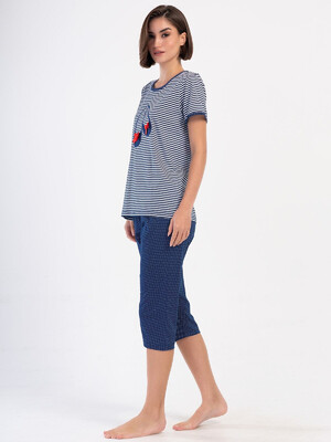 Купить Комплект женский из футболки и капри VIENETTA 4070181913 в Украина в Lingerie.ua - Одяг для дому та відпочинку, Фото 7