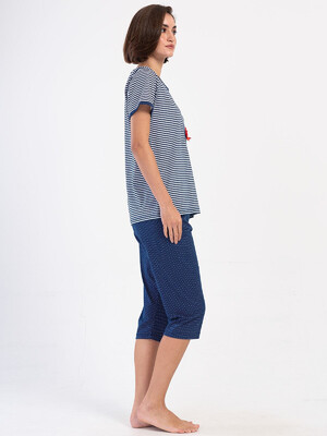 Купить Комплект женский из футболки и капри VIENETTA 4070181913 в Украина в Lingerie.ua - Одяг для дому та відпочинку, Фото 9