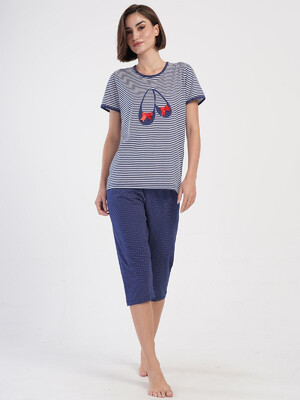 Купить Комплект женский из футболки и капри VIENETTA 4070181913 в Украина в Lingerie.ua - Одяг для дому та відпочинку, Фото 10