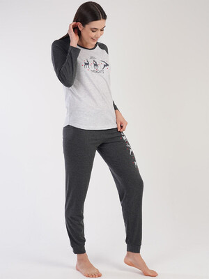 Купить Домашний комплект с длинным рукавом VIENETTA 3041010000 в Украина в Lingerie.ua - Одяг для дому та відпочинку, Фото 4