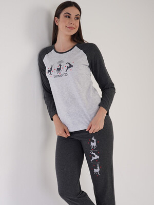 Купить Домашний комплект с длинным рукавом VIENETTA 3041010000 в Украина в Lingerie.ua - Одяг для дому та відпочинку, Фото 7