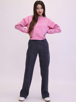 Купить Теплый женский костюм из свитшота и брюк палаццо LINGERIE 170744 в Украина в Lingerie.ua - Одяг для дому та відпочинку, Фото 11