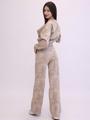 Купить Теплый женский костюм из свитшота и брюк палаццо LINGERIE 170744 в Украина в Lingerie.ua - Одяг для дому та відпочинку, Фото 10