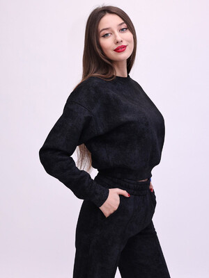 Купить Теплый женский костюм из свитшота и брюк палаццо LINGERIE 170744 в Украина в Lingerie.ua - Одяг для дому та відпочинку, Фото 8