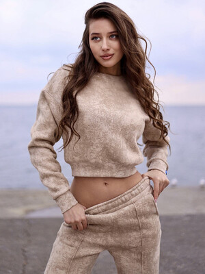 Купить Теплый женский костюм из свитшота и брюк палаццо LINGERIE 170744 в Украина в Lingerie.ua - Одяг для дому та відпочинку, Фото 4