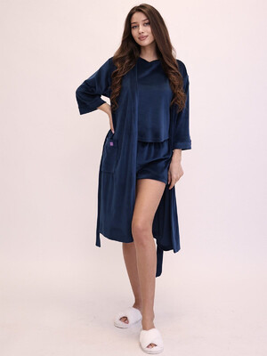 Купить Велюровый женский халат кимоно LINGERIE 170746 в Украина в Lingerie.ua - Одяг для дому та відпочинку, Фото 2