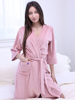 Купить Велюровый женский халат кимоно LINGERIE 170746 в Украина в Lingerie.ua - Одяг для дому та відпочинку, Фото 8