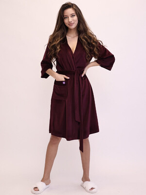 Купить Велюровый женский халат кимоно LINGERIE 170746 в Украина в Lingerie.ua - Одяг для дому та відпочинку, Фото 6