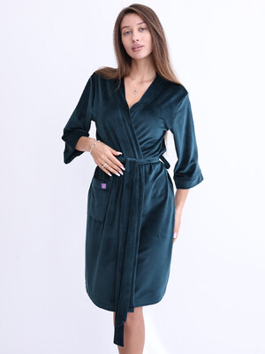 Купить Велюровый женский халат кимоно LINGERIE 170746 в Украина в Lingerie.ua - Одяг для дому та відпочинку, Фото 19