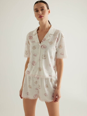 Купить Классическая женская пижама с шортами HAYS 50332 в Украина в Lingerie.ua - Одяг для дому та відпочинку, Фото 7