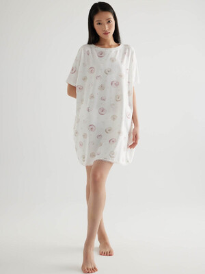 Купить Хлопковая домашняя туника с коротким рукавом HAYS 50467 в Украина в Lingerie.ua - Одяг для дому та відпочинку, Фото 1