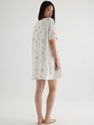 Купить Хлопковая домашняя туника с коротким рукавом HAYS 50467 в Украина в Lingerie.ua - Одяг для дому та відпочинку, Фото 4