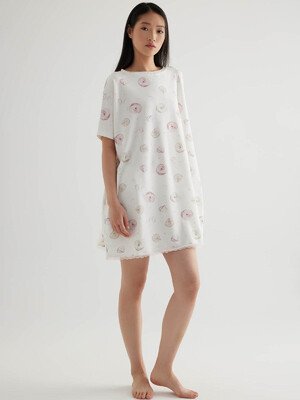 Купить Хлопковая домашняя туника с коротким рукавом HAYS 50467 в Украина в Lingerie.ua - Одяг для дому та відпочинку, Фото 6