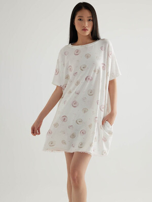 Купить Хлопковая домашняя туника с коротким рукавом HAYS 50467 в Украина в Lingerie.ua - Одяг для дому та відпочинку, Фото 8