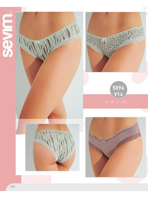 Купить Трусики женские слипы комплект 3 в 1 SEVIM 5096 в Украина в Lingerie.ua - Одяг для дому та відпочинку, Фото 3