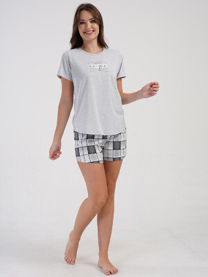 Купить Хлопковый домашний костюм из футболки и шорт VIENETTA 4081141189 в Украина в Lingerie.ua - Одяг для дому та відпочинку, Видео