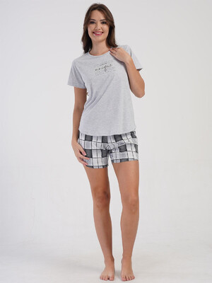 Купить Хлопковый домашний костюм из футболки и шорт VIENETTA 4081141189 в Украина в Lingerie.ua - Одяг для дому та відпочинку, Фото 4