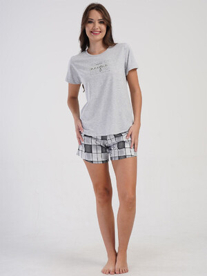 Купить Хлопковый домашний костюм из футболки и шорт VIENETTA 4081141189 в Украина в Lingerie.ua - Одяг для дому та відпочинку, Фото 6