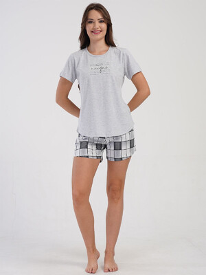 Купить Хлопковый домашний костюм из футболки и шорт VIENETTA 4081141189 в Украина в Lingerie.ua - Одяг для дому та відпочинку, Фото 7