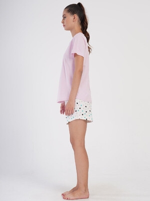 Купить Бавовняний комплект із футболки та шортів VIENETTA 4052830580 в Украина в Lingerie.ua - Одяг для дому та відпочинку, Фото 12