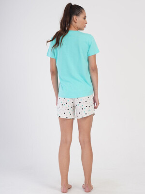 Купить Бавовняний комплект із футболки та шортів VIENETTA 4052830580 в Украина в Lingerie.ua - Одяг для дому та відпочинку, Фото 10