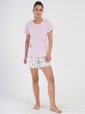 Купить Бавовняний комплект із футболки та шортів VIENETTA 4052830580 в Украина в Lingerie.ua - Одяг для дому та відпочинку, Фото 8