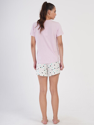Купить Бавовняний комплект із футболки та шортів VIENETTA 4052830580 в Украина в Lingerie.ua - Одяг для дому та відпочинку, Фото 3