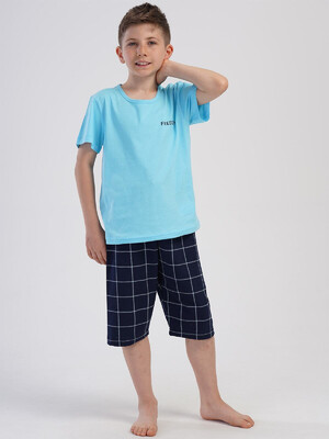 Купить Домашній костюм з коротким рукавом для хлопчика VIENETTA KIDS 3110236693 в Украина в Lingerie.ua - Одяг для дому та відпочинку, Фото 2