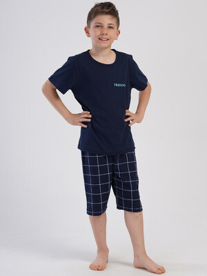 Купить Домашній костюм з коротким рукавом для хлопчика VIENETTA KIDS 3110236693 в Украина в Lingerie.ua - Одяг для дому та відпочинку, Фото 3