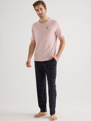 Купить Домашній бавовняний комплект із футболки та штанів HAYS 50387 в Украина