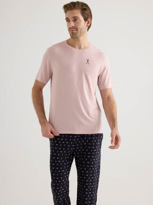 Купить Домашний хлопковый комплект из футболки и брюк HAYS 50387 в Украина в Lingerie.ua - Одяг для дому та відпочинку, Фото 3