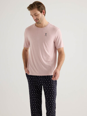 Купить Домашний хлопковый комплект из футболки и брюк HAYS 50387 в Украина в Lingerie.ua - Одяг для дому та відпочинку, Фото 7